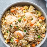 Fried Rice With Shrimps