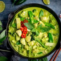 Green Curry Chicken In Coconut
