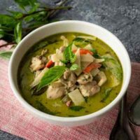 Green Curry Chicken in Coconut